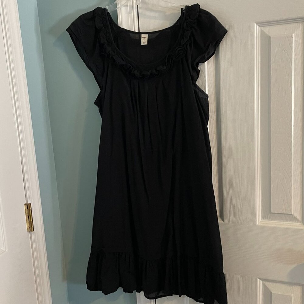 Old Navy Ruffle Neck Sundress Knee Length Large